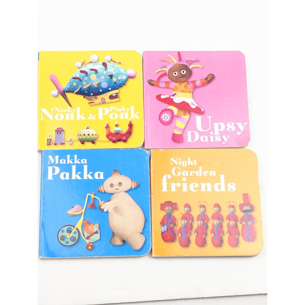 In the Night Garden Board Books Set of 4 Ninky Nonk Upsy Daisy‎ Makka